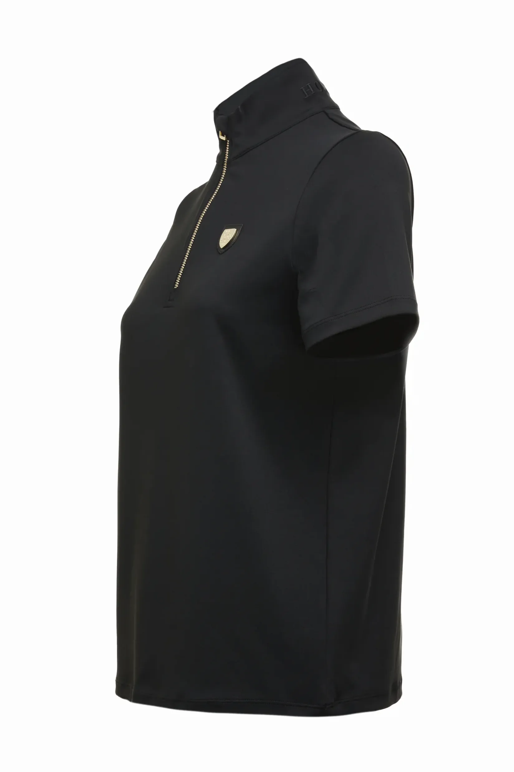 Holland Cooper Training Wear-Elite Short Sleeve Base Layer Black