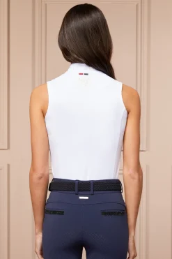 Holland Cooper Base Layers|Shop By Product-Elite Sleeveless Base Layer White
