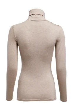 Holland Cooper Tops-Essential Roll Neck Oatmeal