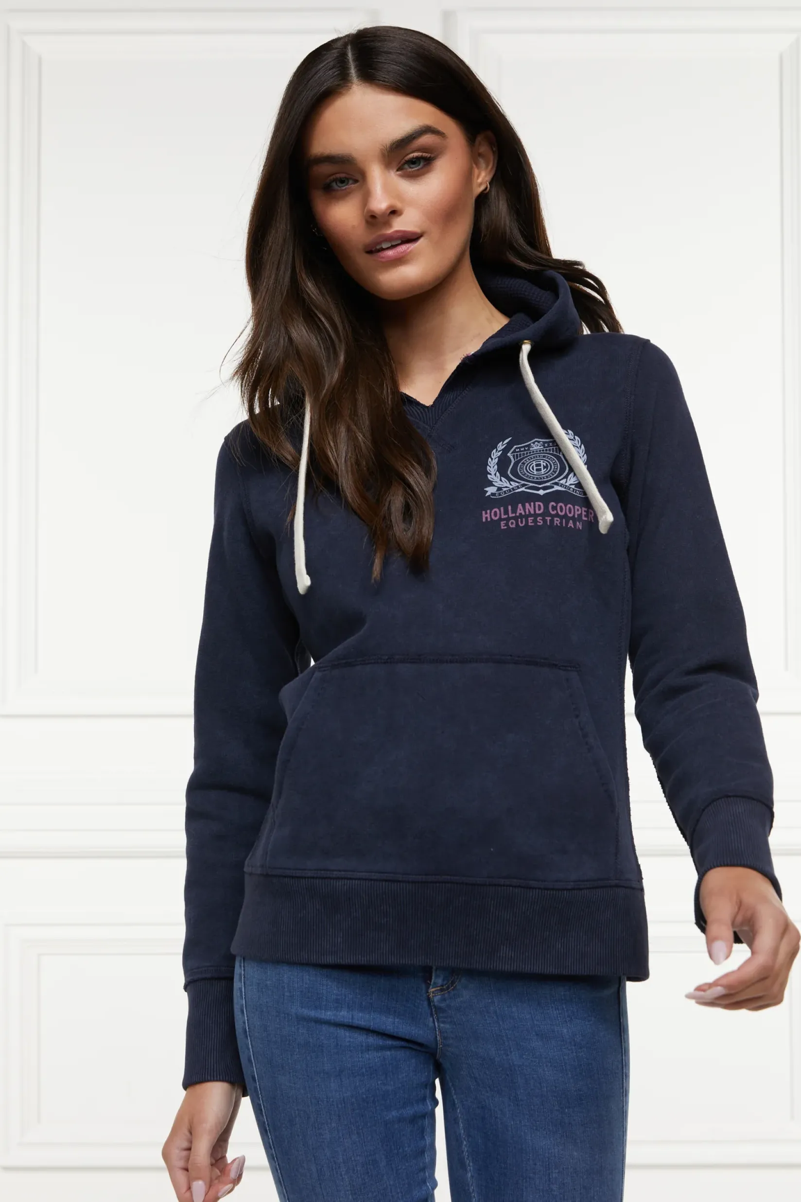 Holland Cooper Hoodies|Casualwear-Events Hoodie Ink Navy