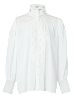 Holland Cooper Shirts & Blouses|Country Collection-Featherton Lace Shirt