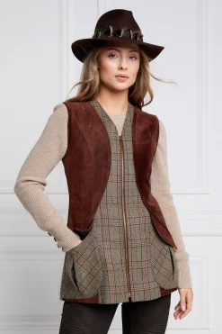Holland Cooper Gilets|Country Collection-Field Vest Bourbon Tweed