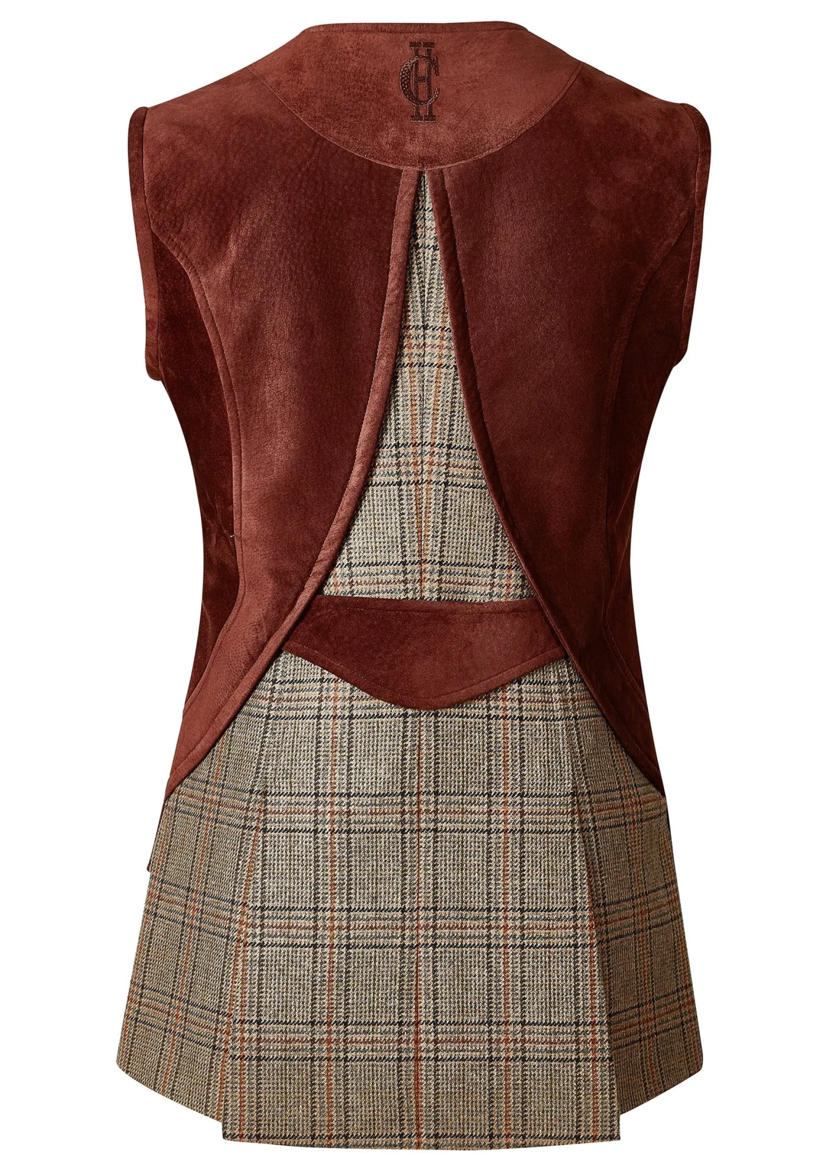 Holland Cooper Gilets|Country Collection-Field Vest Bourbon Tweed