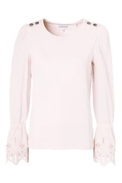 Holland Cooper Shirts & Blouses|Shop By Product-Francesca Jersey Blouse Palest Pink