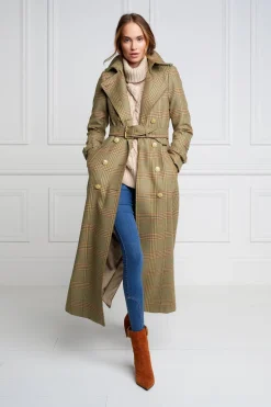 Holland Cooper Trench Coats|Coats-Full Length Marlborough Trench Coat Leveret