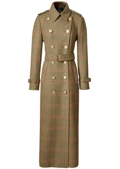 Holland Cooper Trench Coats|Coats-Full Length Marlborough Trench Coat Leveret