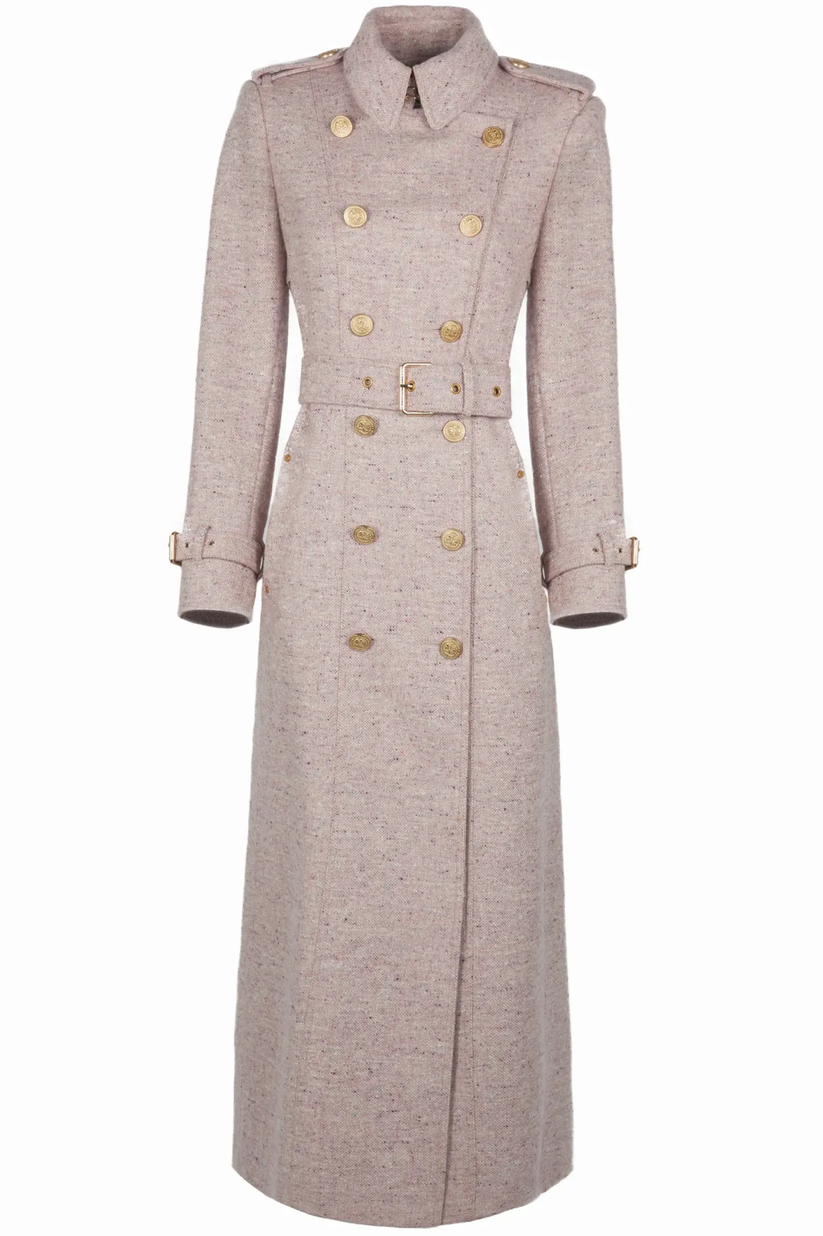 Holland Cooper Trench Coats|Coats-Full Length Marlborough Trench Coat Anniversary Pink