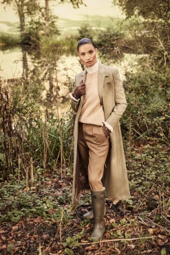Holland Cooper Coats-Full Length Regency Coat Chartwell Check