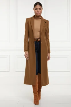 Holland Cooper Coats|In Stock Tailoring-Full Length Regency Coat Dark Camel