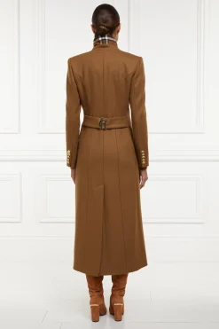 Holland Cooper Coats|In Stock Tailoring-Full Length Regency Coat Dark Camel