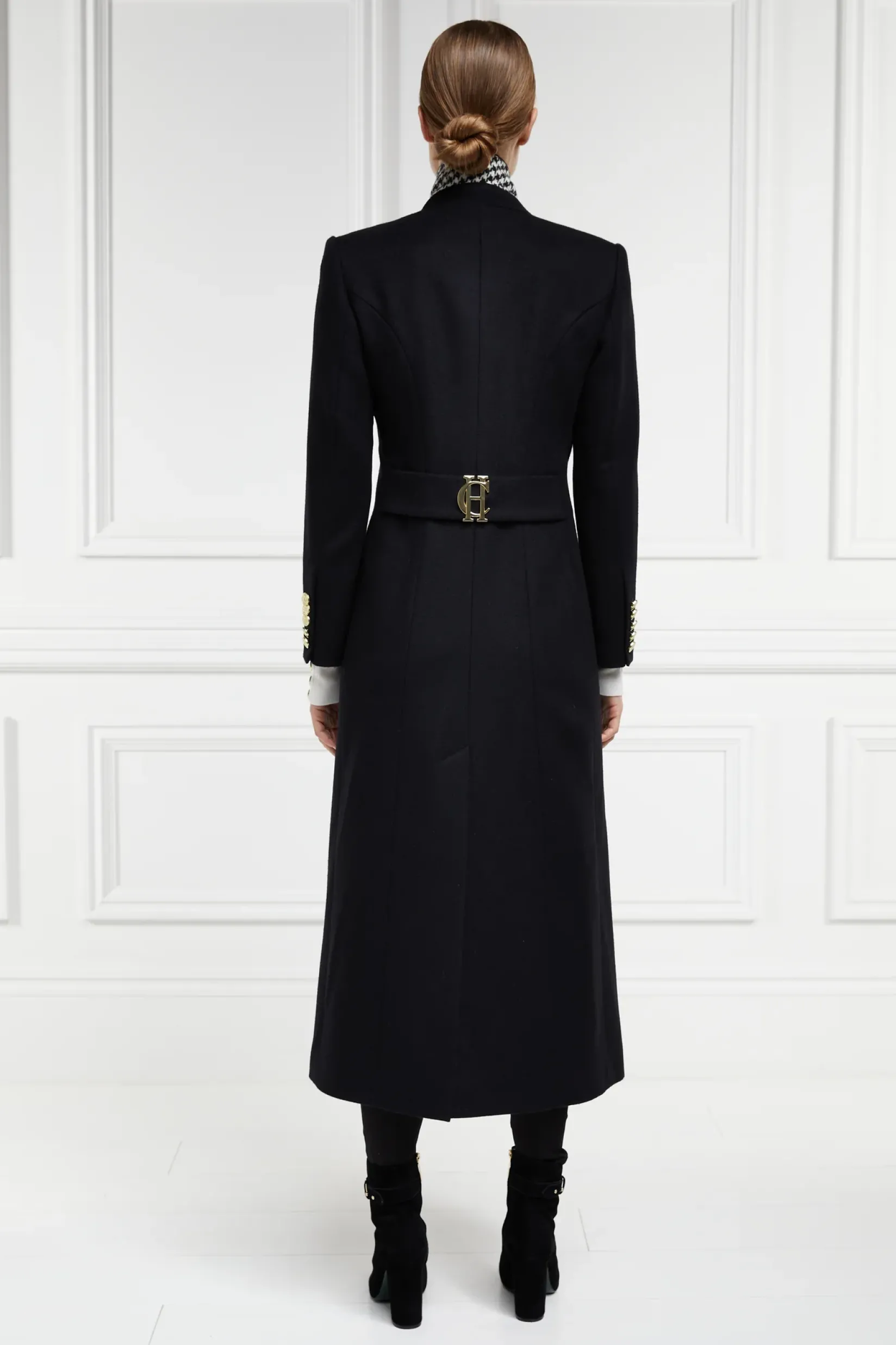 Holland Cooper Coats|Jade's Top Picks-Full Length Regency Coat Soft Black