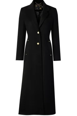Holland Cooper Coats|Jade's Top Picks-Full Length Regency Coat Soft Black