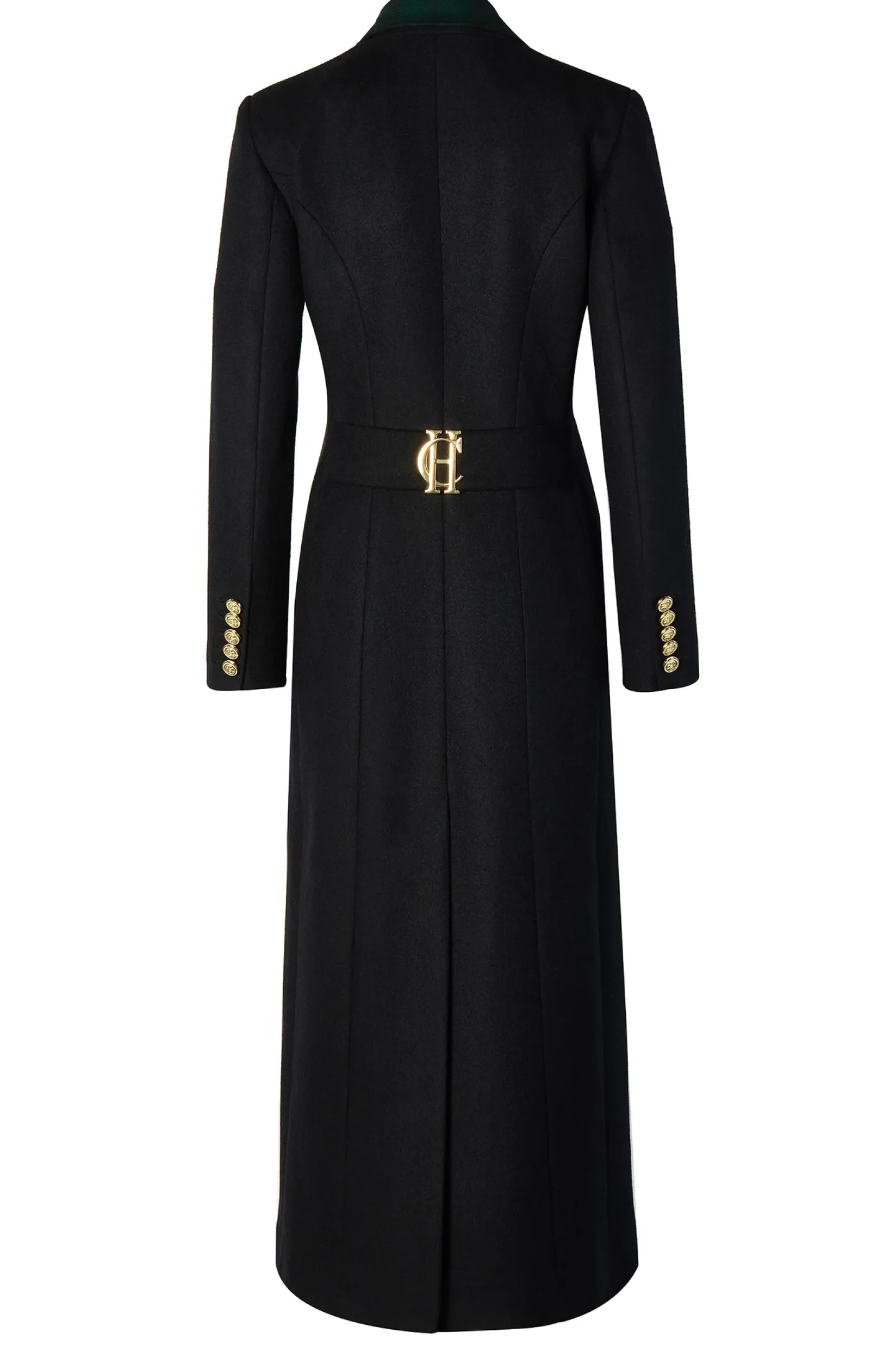 Holland Cooper Coats-Full Length Regency Coat Soft Navy Blackwatch