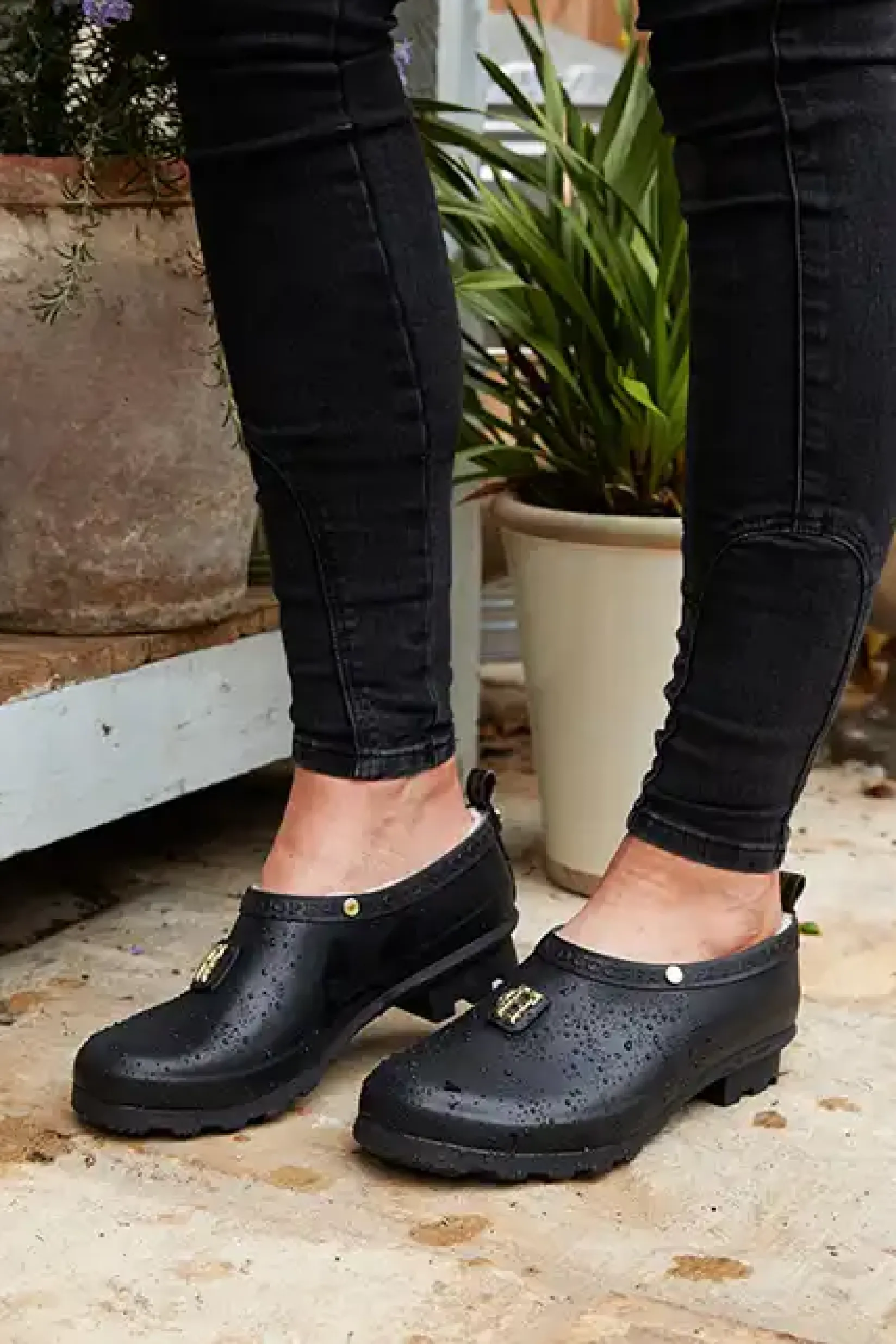 Holland Cooper Footwear-Gardening Loafer Matte Black