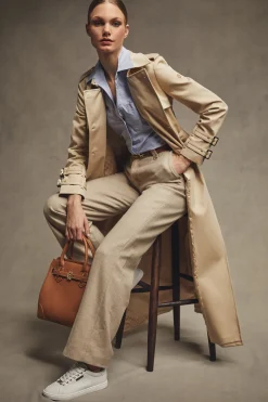 Holland Cooper Coats|Shop By Product-Gatcombe Full Length Trench Coat