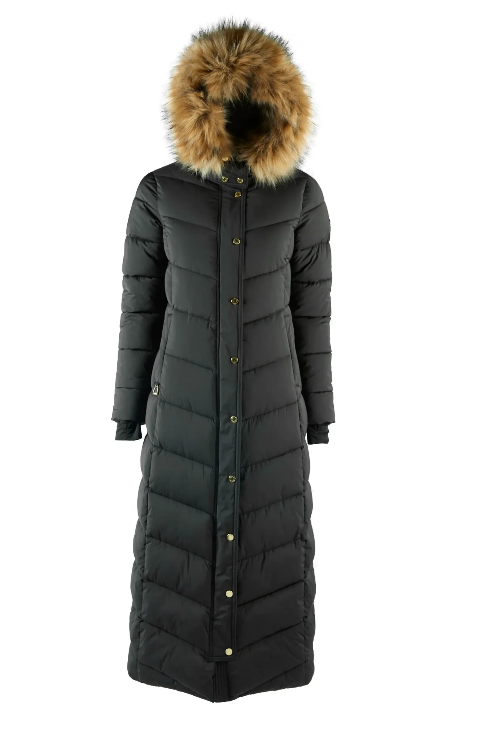 Holland Cooper Coats|The Cosy Collection-Glacier Full Length Puffer Black