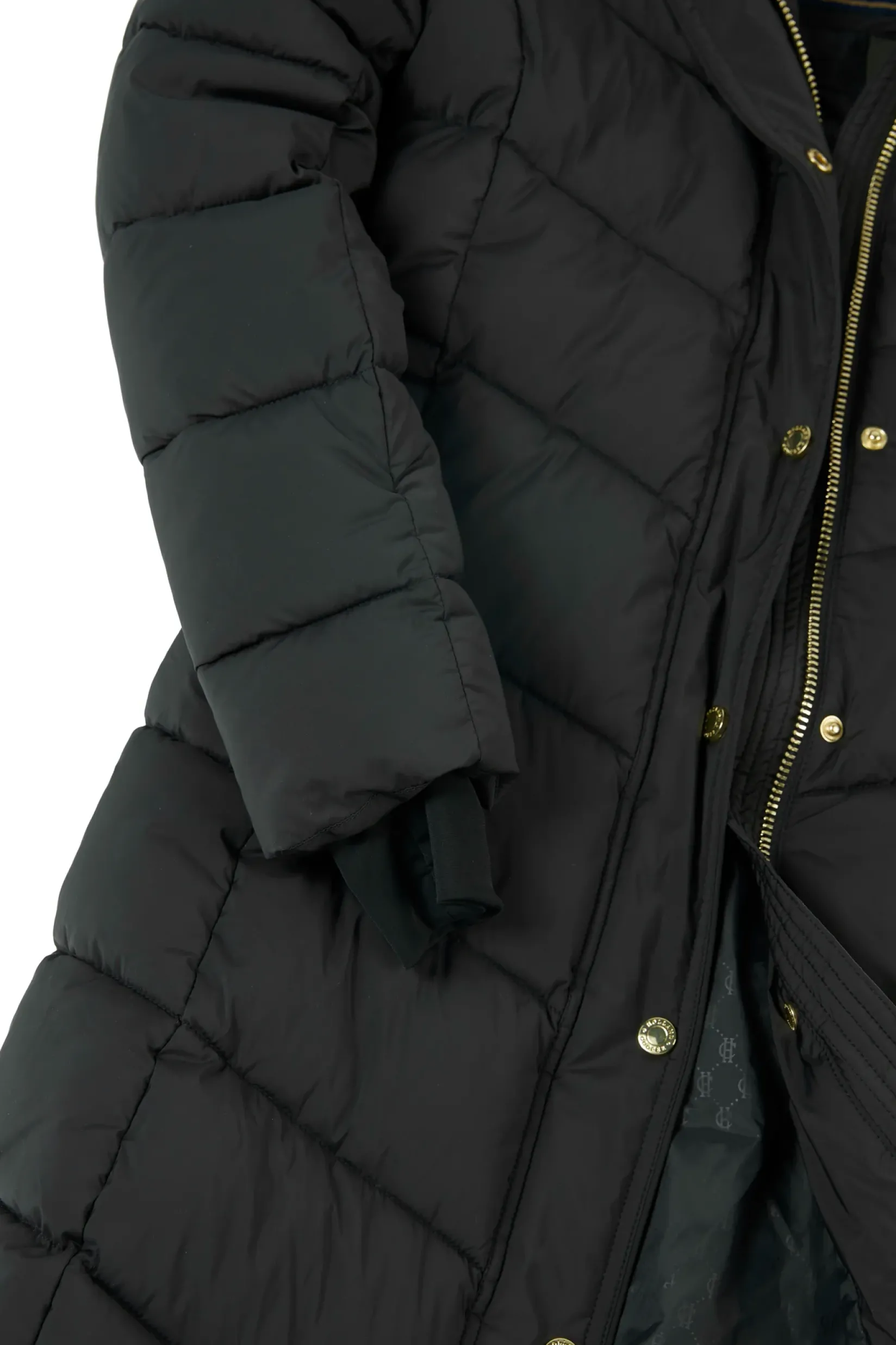 Holland Cooper Coats|The Cosy Collection-Glacier Full Length Puffer Black