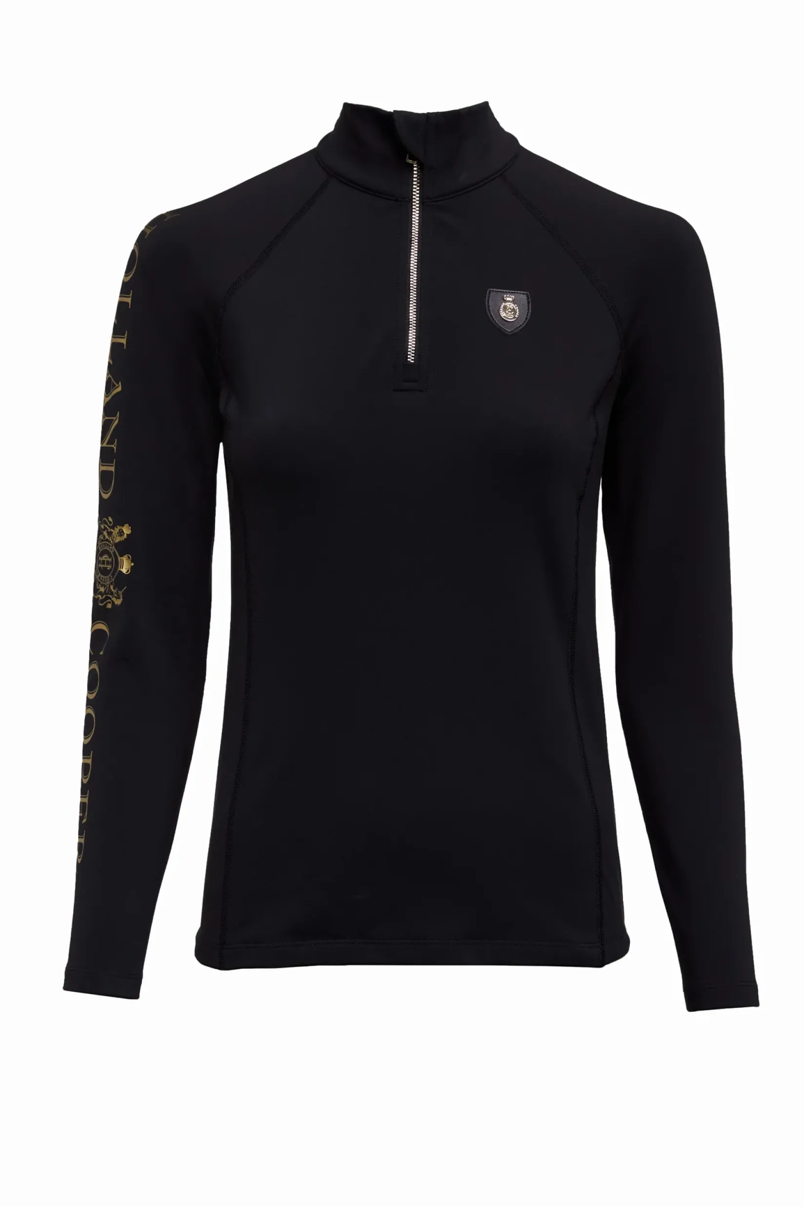 Holland Cooper Base Layers|Training Wear-Halcot Thermal Base Layer Black
