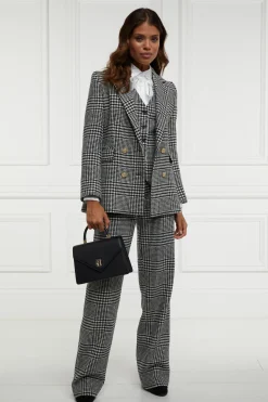 Holland Cooper Waistcoats|In Stock Tailoring-Hampton Waistcoat Large Scale Prince of Wales Mono