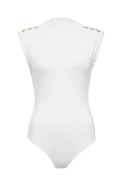 Holland Cooper Gifts For Her|Bodysuits-Harper Bodysuit White