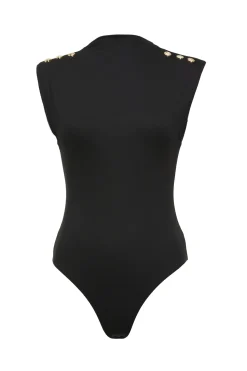 Holland Cooper Bodysuits|Wardrobe Staples-Harper Bodysuit Black