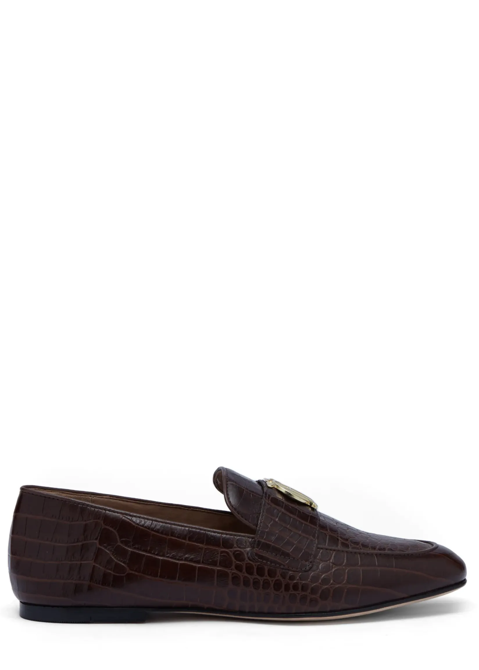 Holland Cooper Loafers|Footwear-Harvard Loafer Chocolate Croc