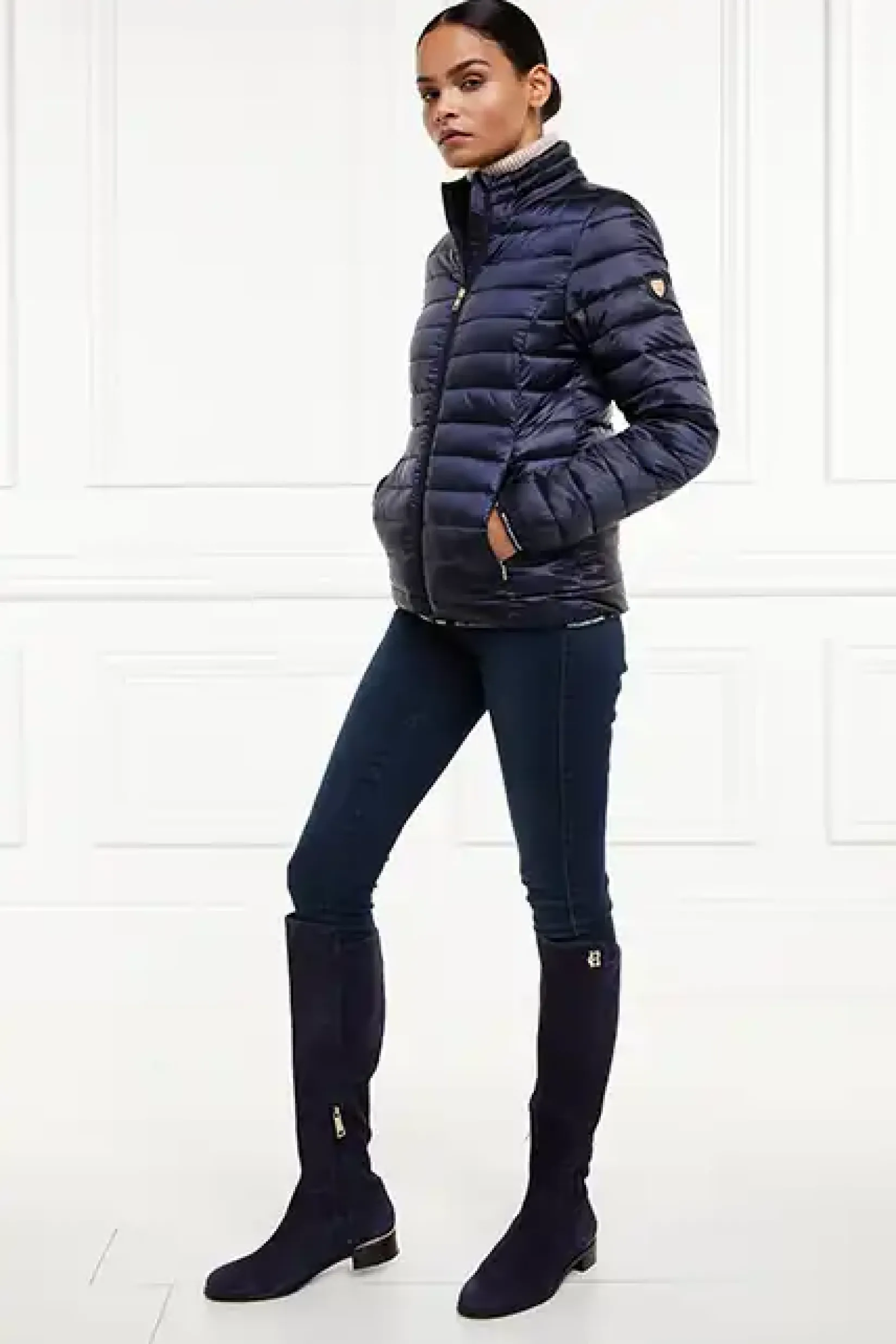 Holland Cooper Jackets|Shop By Product-Hawling Packable Jacket Ink Navy
