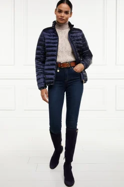 Holland Cooper Jackets|Shop By Product-Hawling Packable Jacket Ink Navy