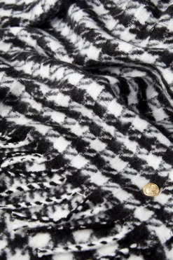 Holland Cooper Gifts For Him|Scarves-HC Chelsea Scarf Houndstooth