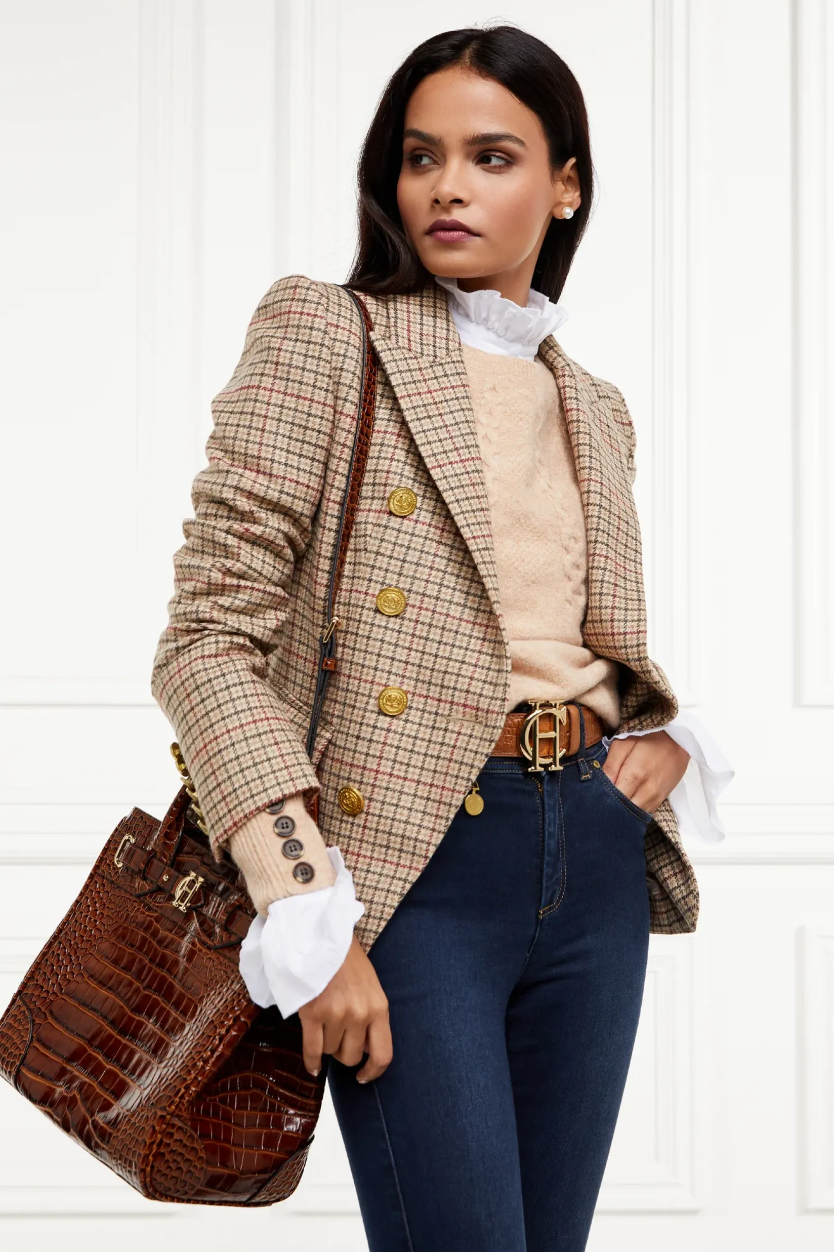Holland Cooper Accessories|Shop Women-HC Classic Belt Light Tan