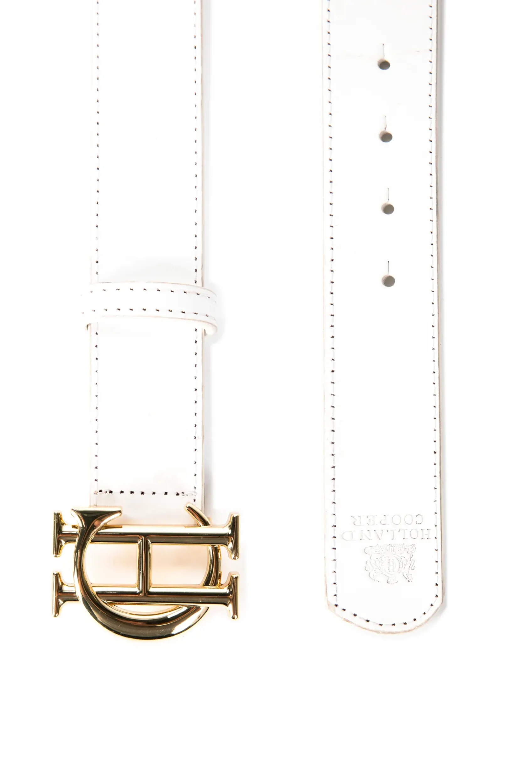 Holland Cooper Belts|Belts-HC Classic Belt White Gold