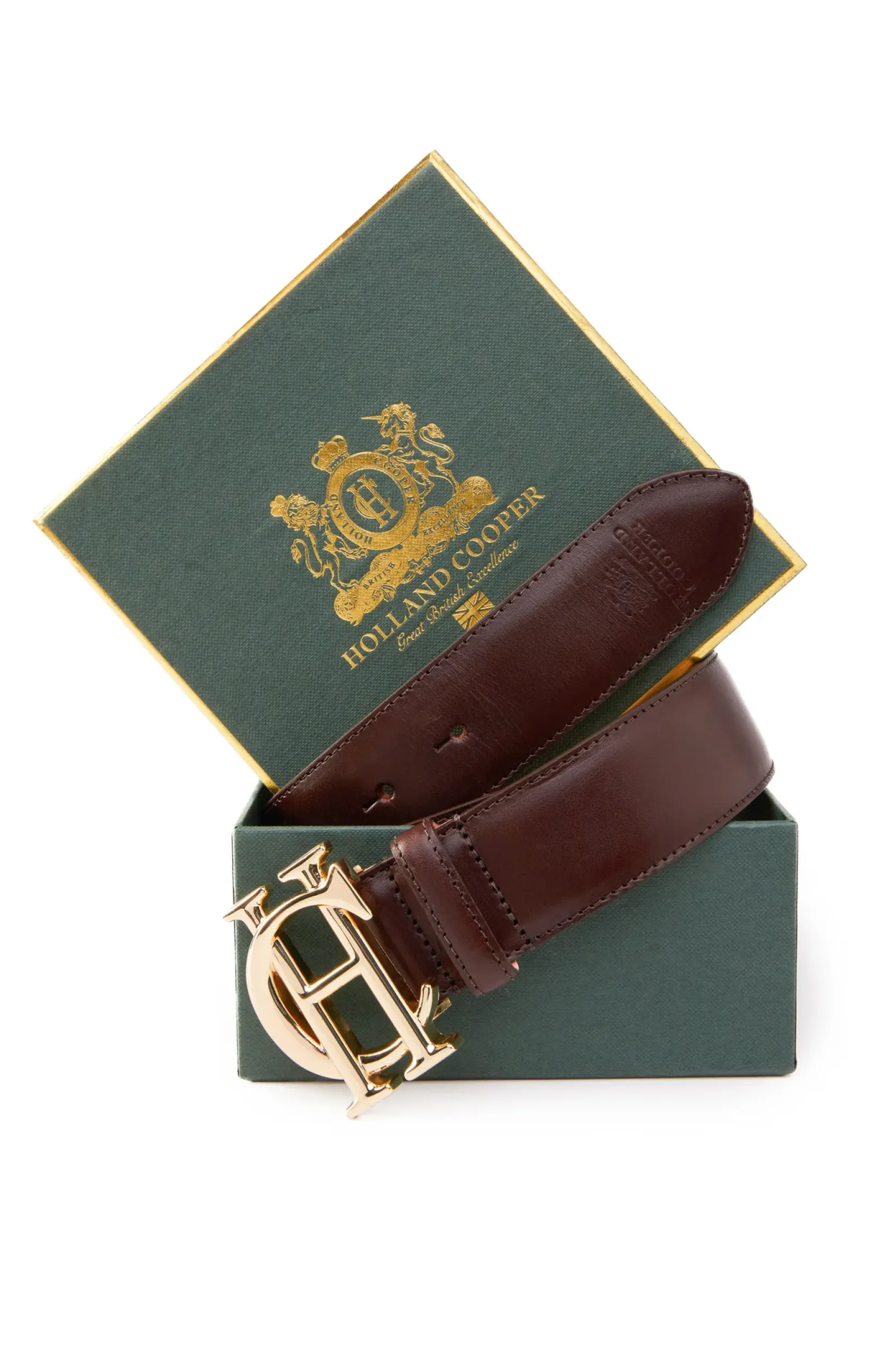 Holland Cooper Belts|Belts-HC Classic Belt Chestnut
