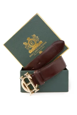 Holland Cooper Belts|Belts-HC Classic Belt Chestnut