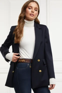 Holland Cooper Belts|Belts-HC Classic Belt Tan Leopard