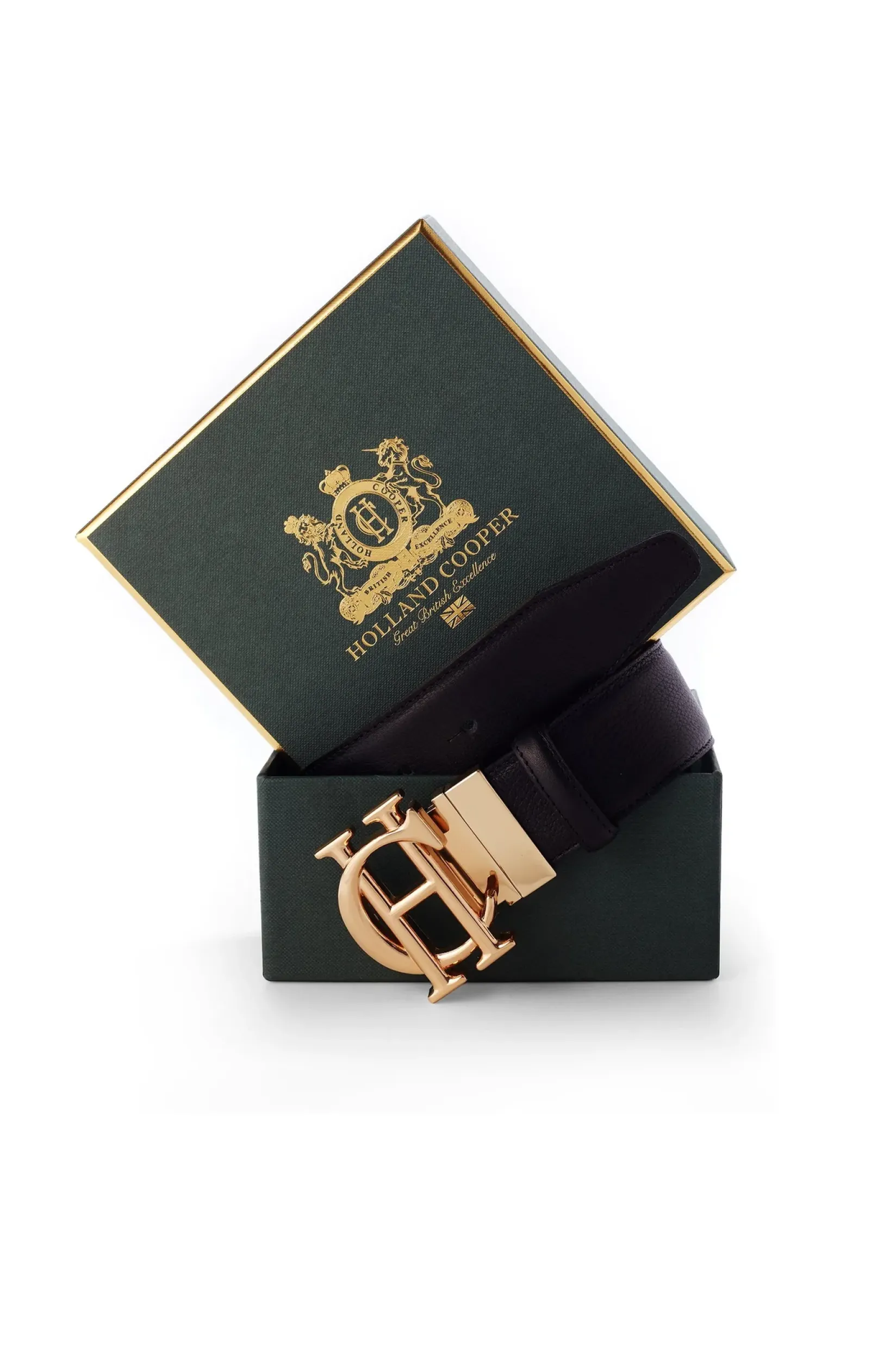 Holland Cooper Bestsellers|Bestsellers-HC Classic Belt Reversible Black Tan