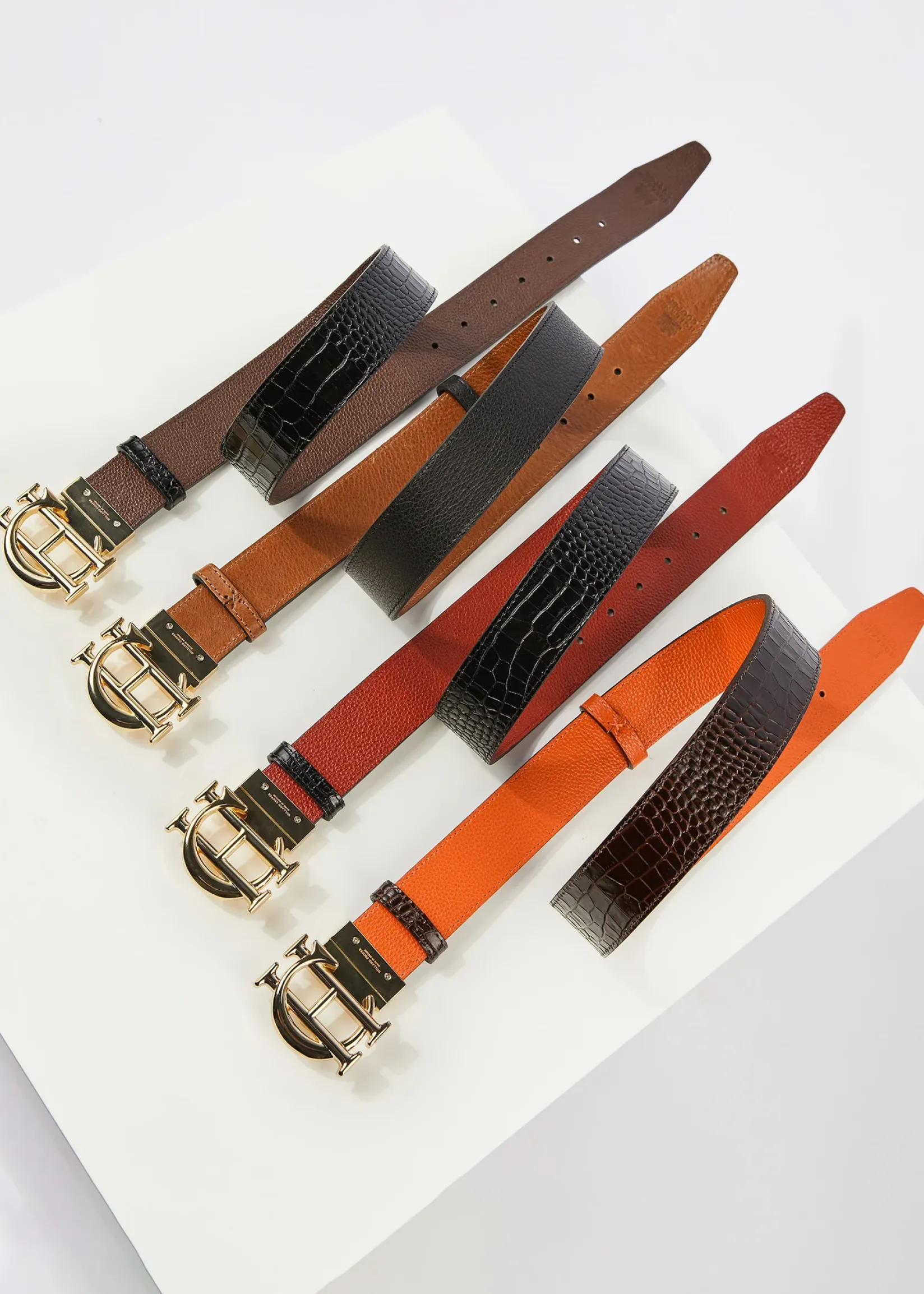 Holland Cooper Bestsellers|Bestsellers-HC Classic Belt Reversible Black Tan