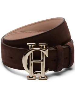 Holland Cooper Country Collection-HC Classic Belt Suede Chocolate