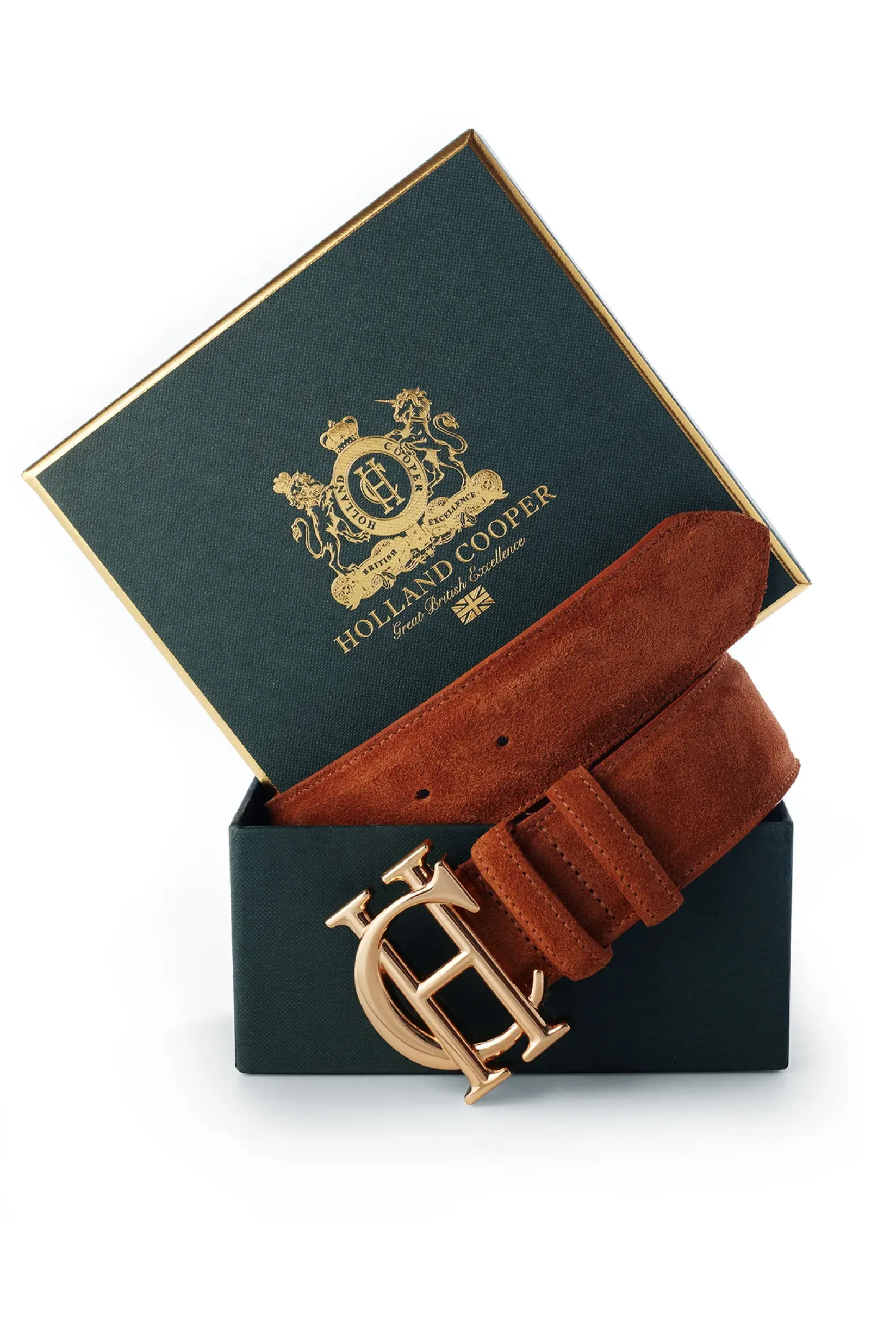 Holland Cooper Belts|Belts-HC Classic Belt Suede Tan