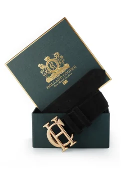 Holland Cooper Belts|Belts-HC Classic Belt Suede Black