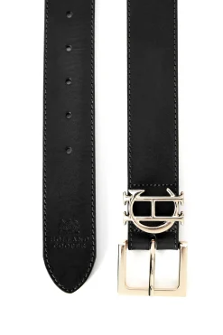 Holland Cooper Gifts For Her-HC Classic Logo Belt Black