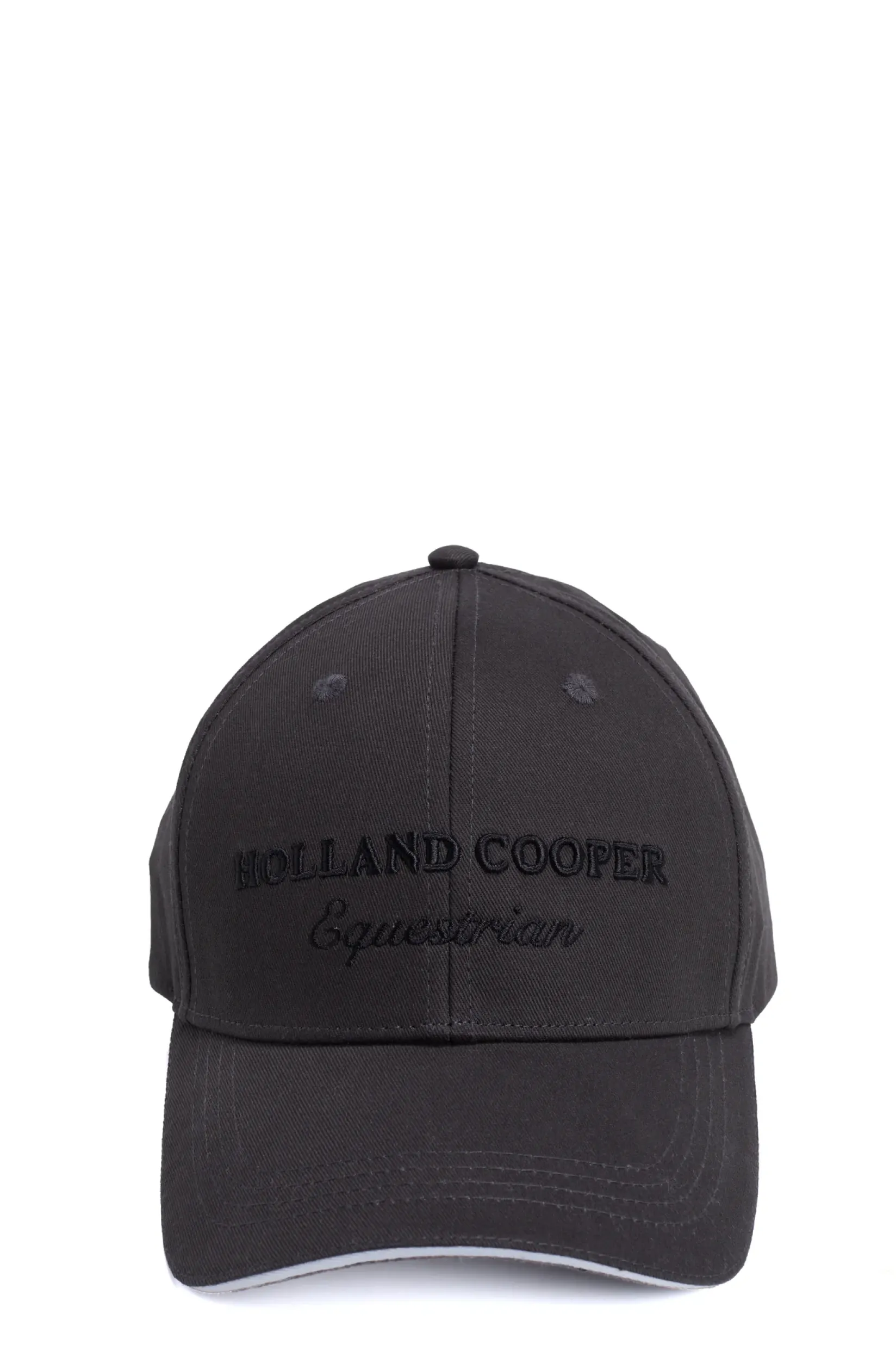 Holland Cooper Headwear|Accessories-HC Equestrian Cap Charcoal