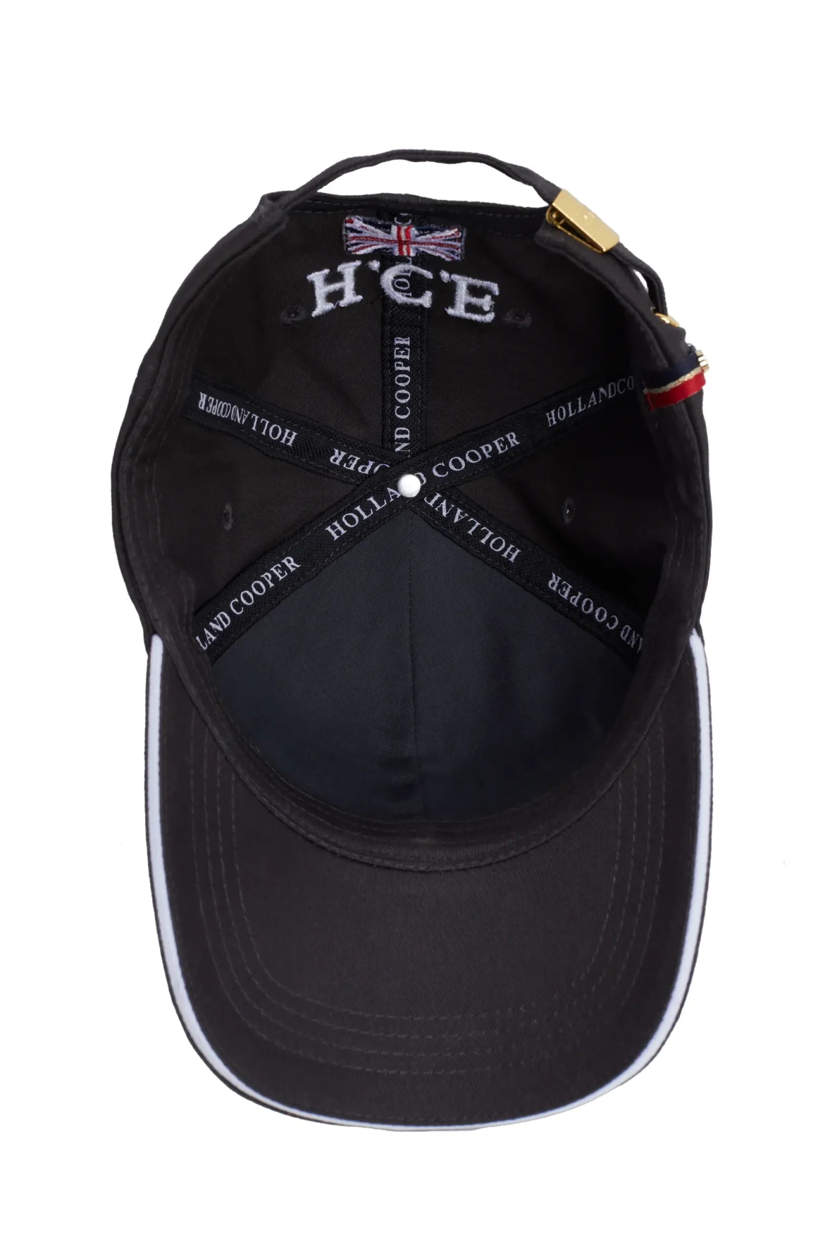 Holland Cooper Headwear|Accessories-HC Equestrian Cap Charcoal