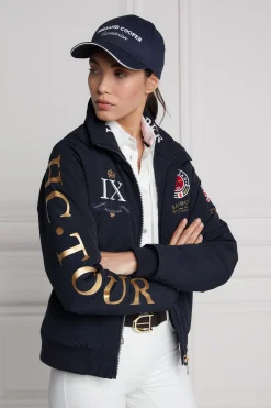 Holland Cooper Headwear|Accessories-HC Equestrian Cap Ink Navy