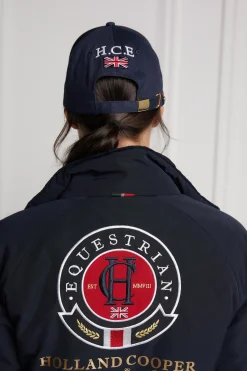 Holland Cooper Headwear|Accessories-HC Equestrian Cap Ink Navy
