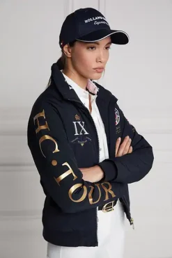 Holland Cooper Headwear|Accessories-HC Equestrian Cap Ink Navy