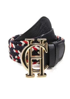 Holland Cooper Accessories|Shop By Product-HC Heritage Belt Navy Tricolour