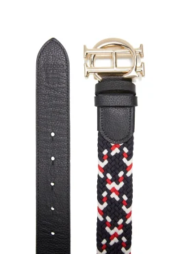 Holland Cooper Accessories|Shop By Product-HC Heritage Belt Navy Tricolour