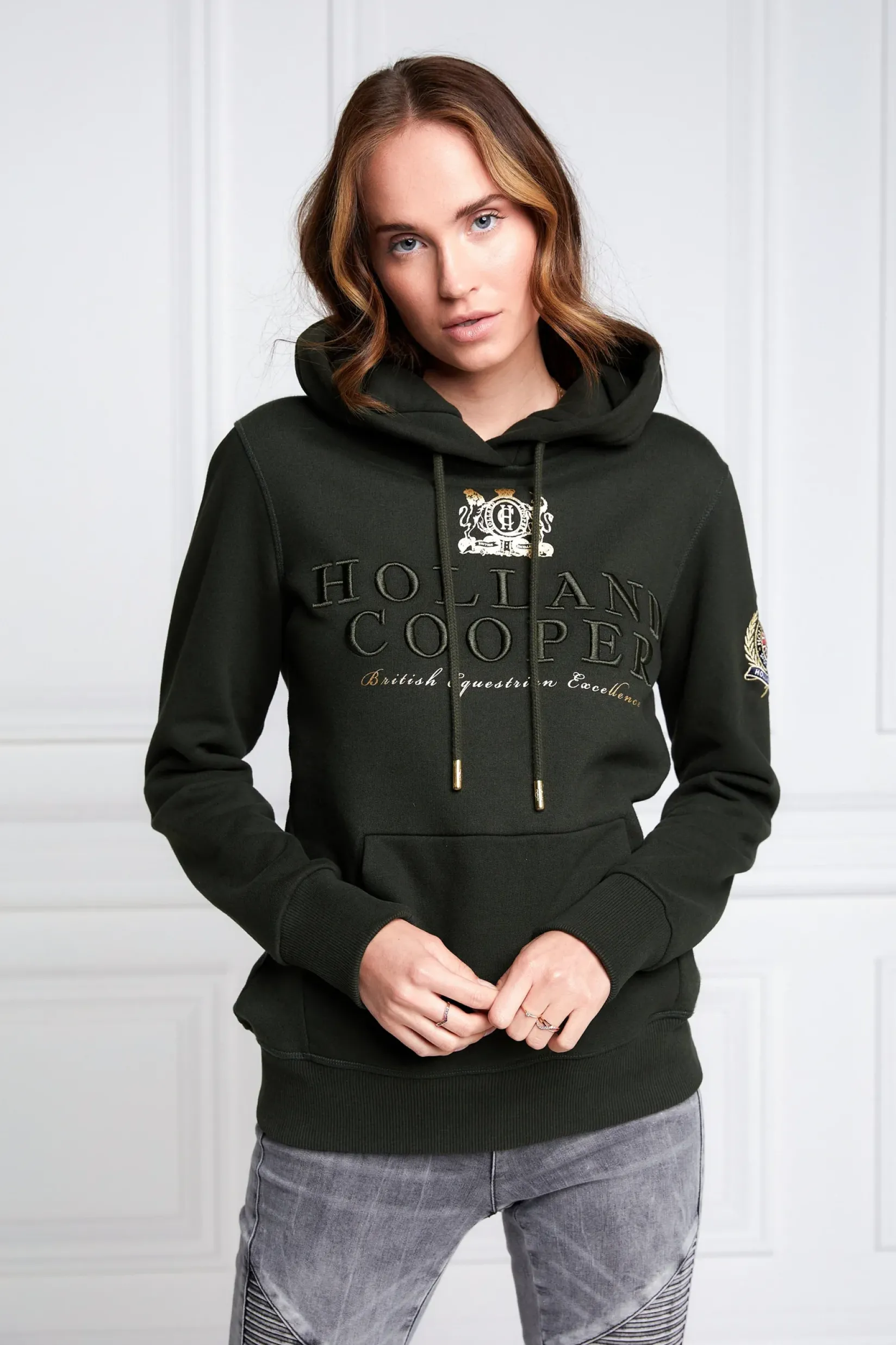 Holland Cooper Hoodies|Equestrian Casualwear-HC Heritage Hoodie