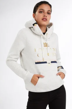 Holland Cooper Hoodies|Equestrian Casualwear-HC Heritage Hoodie Grey