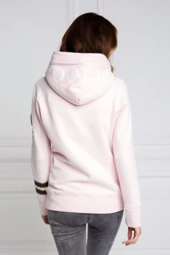 Holland Cooper Hoodies|Equestrian Casualwear-HC Heritage Hoodie Blush Marl